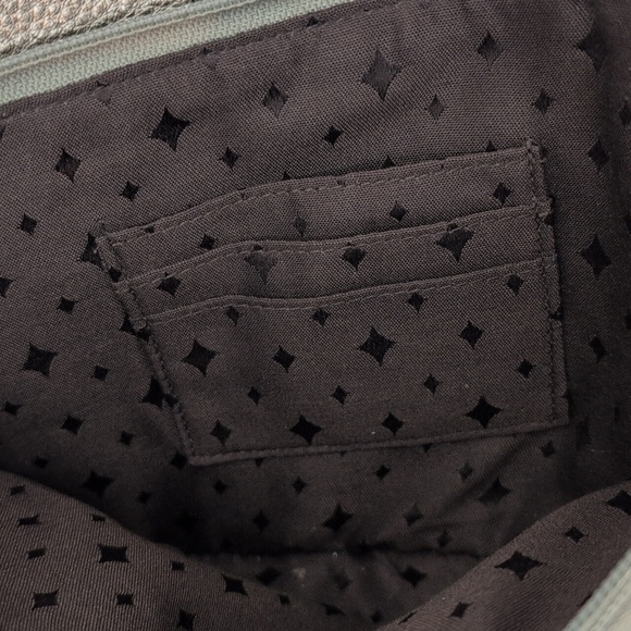 Vintage Authentic Fossil Metallic Gold Pebbled Leather Crossbody Shoulder Bag - Picture 4 of 7